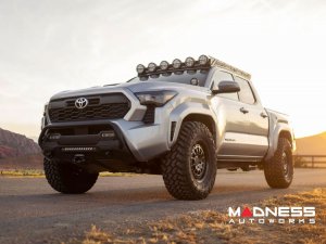 Toyota Tacoma Front Winch Bumper - Stealth Center Mount With Top Hoop - Addictive Desert Designs